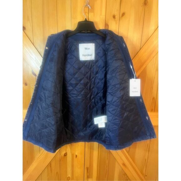 Won Hundred Blue Rex Winter Denim Jacket Men’s Size Med Nwt - Picture 7 of 10